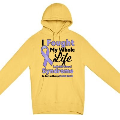 Irritable Bowel Syndrome Awareness IBS Bump In The Road Premium Pullover Hoodie