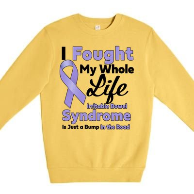 Irritable Bowel Syndrome Awareness IBS Bump In The Road Premium Crewneck Sweatshirt