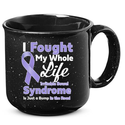 Irritable Bowel Syndrome Awareness IBS Bump In The Road 15oz Campfire Ceramic Mug