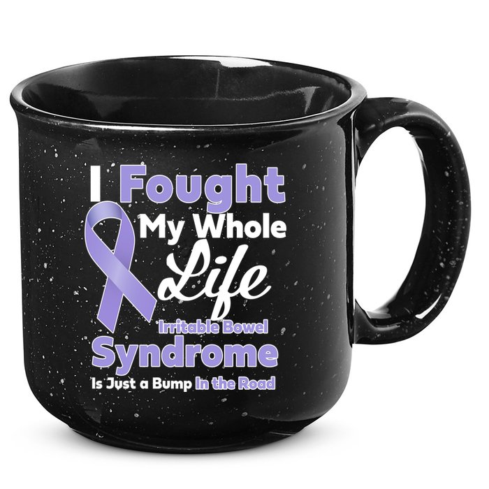 Irritable Bowel Syndrome Awareness IBS Bump In The Road 15oz Campfire Ceramic Mug
