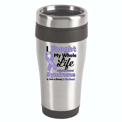 Irritable Bowel Syndrome Awareness IBS Bump In The Road 16oz Travel Tumbler