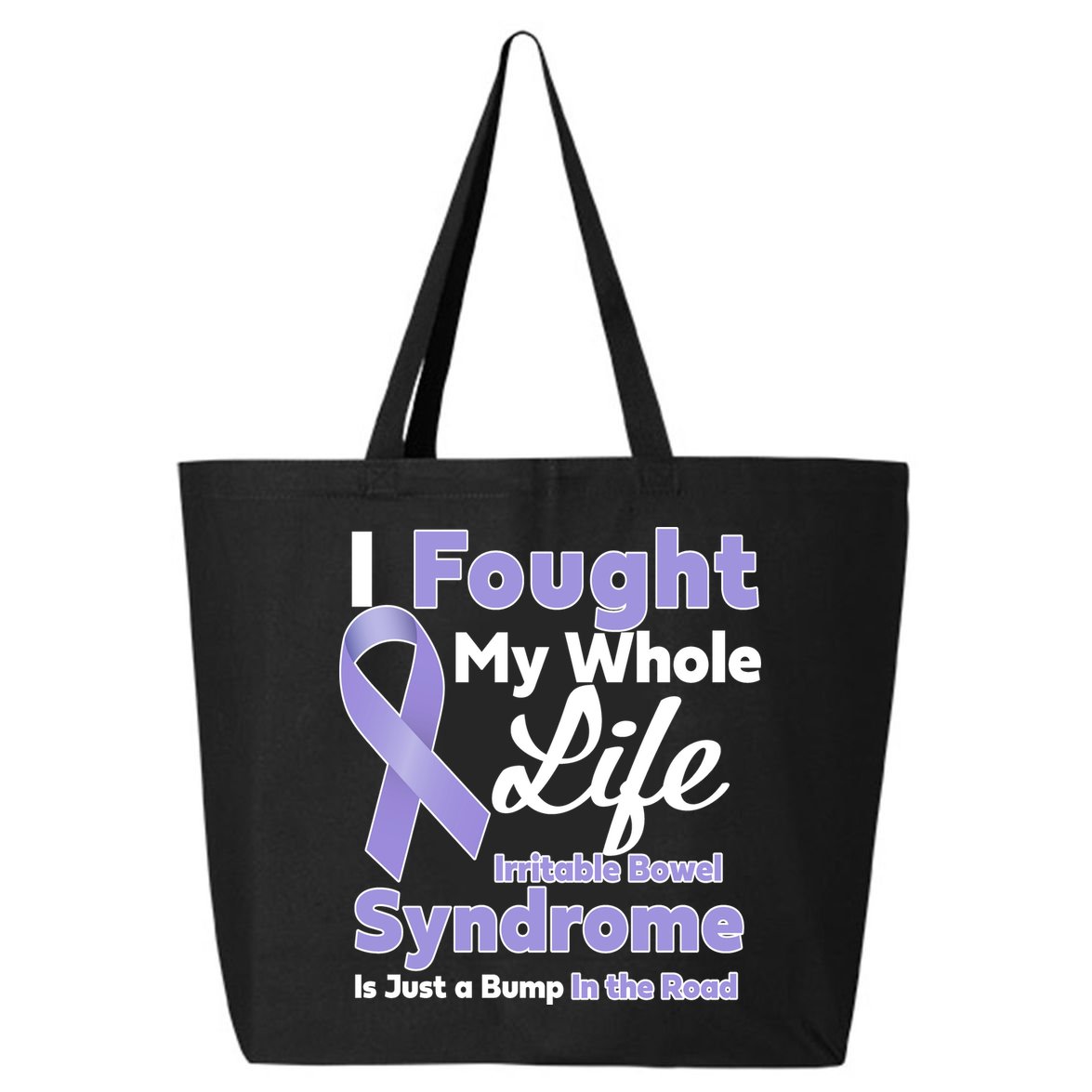 Irritable Bowel Syndrome Awareness IBS Bump In The Road 25L Jumbo Tote