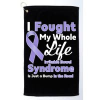 Irritable Bowel Syndrome Awareness IBS Bump In The Road Golf Towel