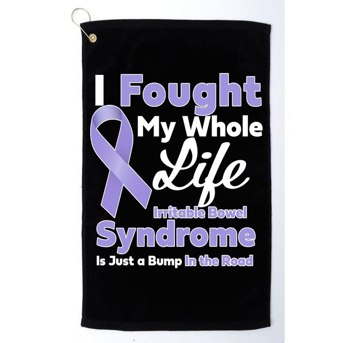 Irritable Bowel Syndrome Awareness IBS Bump In The Road Golf Towel
