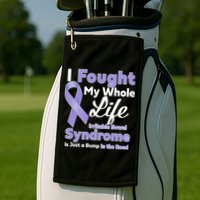 Irritable Bowel Syndrome Awareness IBS Bump In The Road Golf Towel