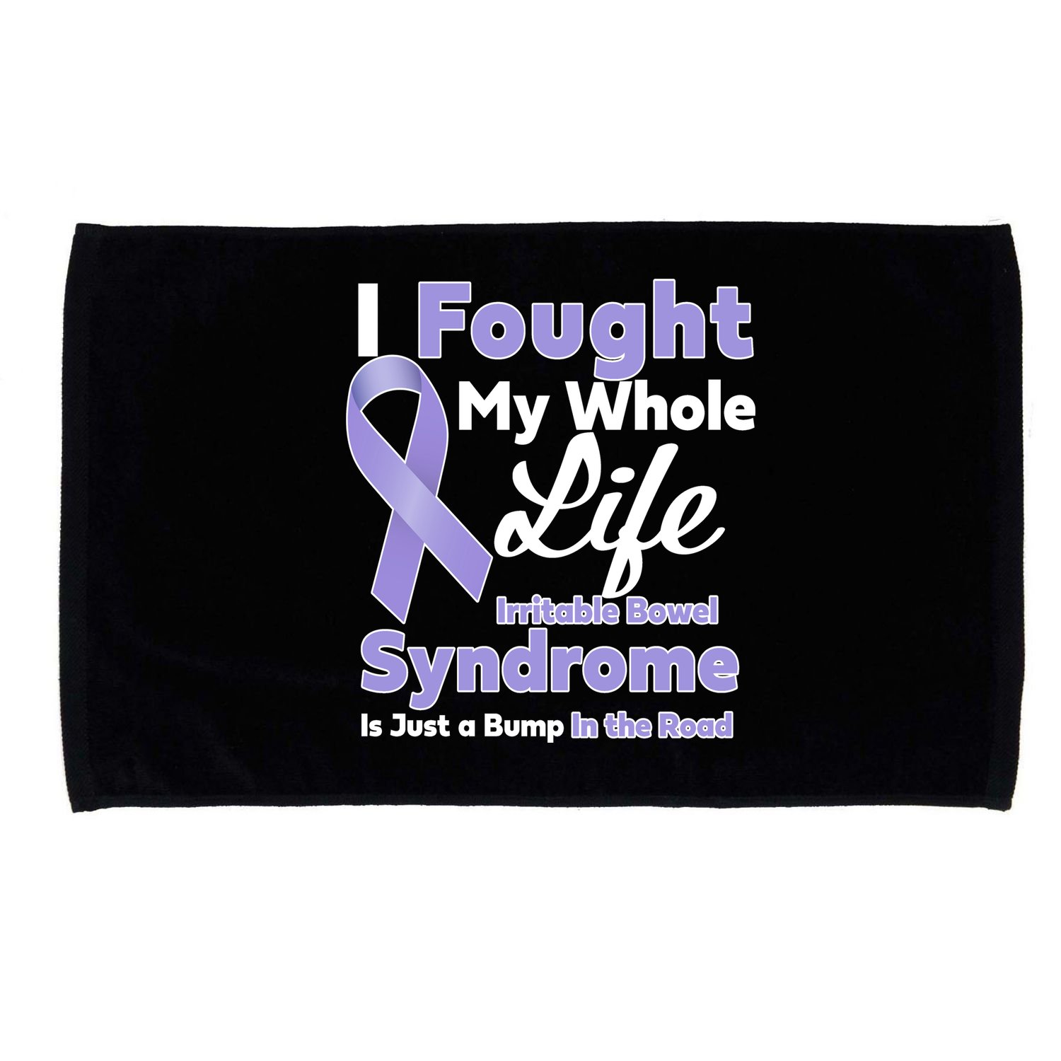 Irritable Bowel Syndrome Awareness IBS Bump In The Road Microfiber Hand Towel