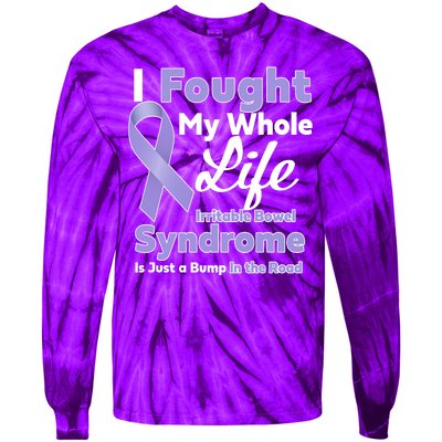 Irritable Bowel Syndrome Awareness IBS Bump In The Road Tie-Dye Long Sleeve Shirt