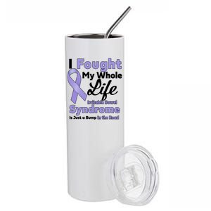 Irritable Bowel Syndrome Awareness IBS Bump In The Road Stainless Steel Tumbler