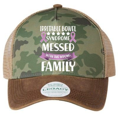 Irritable Bowel Syndrome Messed With The Wrong Family Legacy Tie Dye Trucker Hat