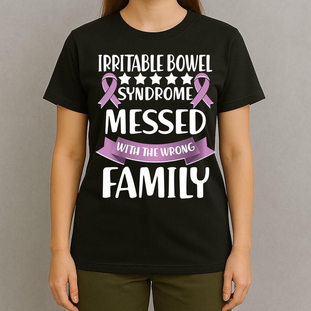 Irritable Bowel Syndrome Messed With The Wrong Family T-Shirt