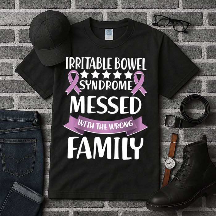 Irritable Bowel Syndrome Messed With The Wrong Family Tall T-Shirt