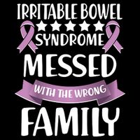 Irritable Bowel Syndrome Messed With The Wrong Family Flatbill Hat