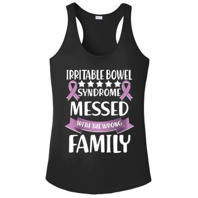 Irritable Bowel Syndrome Messed With The Wrong Family Ladies PosiCharge Competitor Racerback Tank
