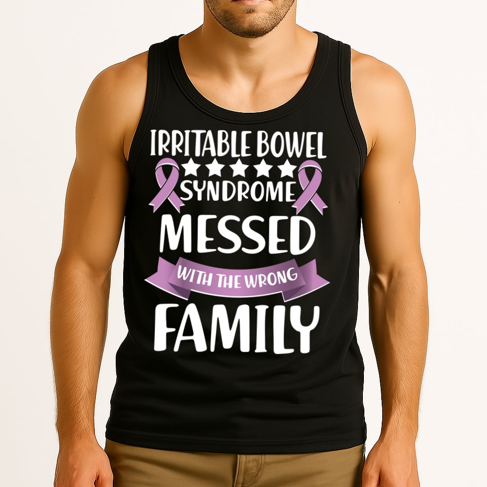 Irritable Bowel Syndrome Messed With The Wrong Family Tank Top