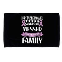 Irritable Bowel Syndrome Messed With The Wrong Family Microfiber Hand Towel