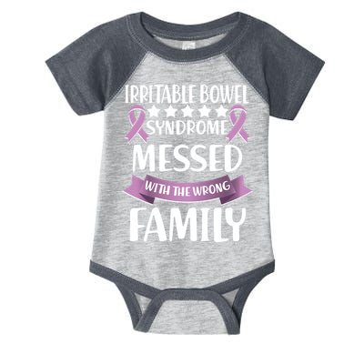 Irritable Bowel Syndrome Messed With The Wrong Family Infant Baby Jersey Bodysuit