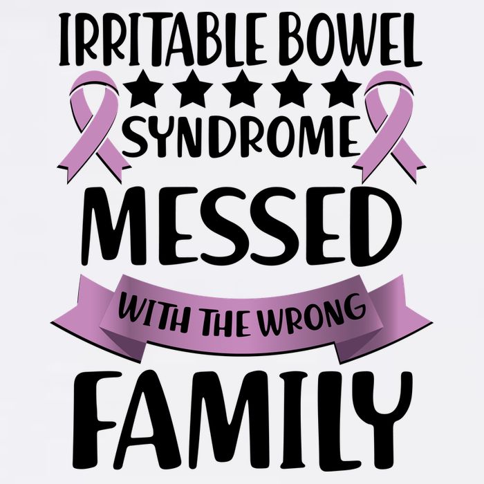 Irritable Bowel Syndrome Messed With The Wrong Family Garment-Dyed Sweatshirt