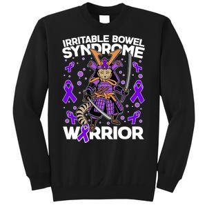 Irritable Bowel Syndrome Warrior Samurai Cat Sweatshirt