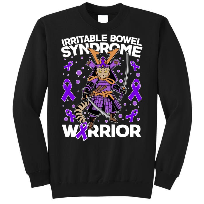 Irritable Bowel Syndrome Warrior Samurai Cat Sweatshirt