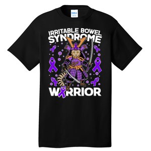 Irritable Bowel Syndrome Warrior Samurai Cat Tall T-Shirt