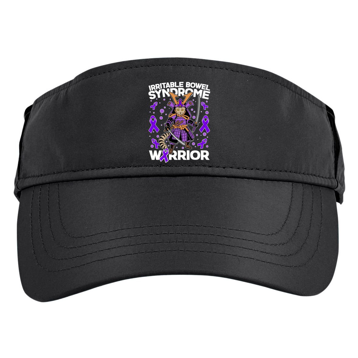 Irritable Bowel Syndrome Warrior Samurai Cat Adult Drive Performance Visor