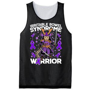 Irritable Bowel Syndrome Warrior Samurai Cat Mesh Reversible Basketball Jersey Tank