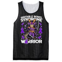 Irritable Bowel Syndrome Warrior Samurai Cat Mesh Reversible Basketball Jersey Tank