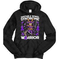 Irritable Bowel Syndrome Warrior Samurai Cat Tie Dye Hoodie