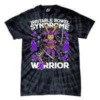 Irritable Bowel Syndrome Warrior Samurai Cat Tie-Dye T-Shirt