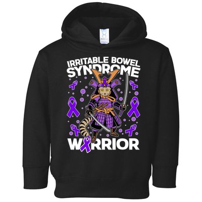 Irritable Bowel Syndrome Warrior Samurai Cat Toddler Hoodie