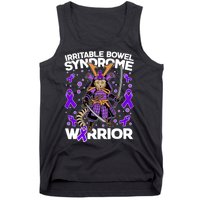 Irritable Bowel Syndrome Warrior Samurai Cat Tank Top