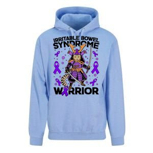 Irritable Bowel Syndrome Warrior Samurai Cat Unisex Surf Hoodie