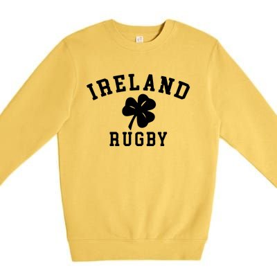 IRELAND RUGBY Shirts Irish Shamrock Rugby Premium Crewneck Sweatshirt