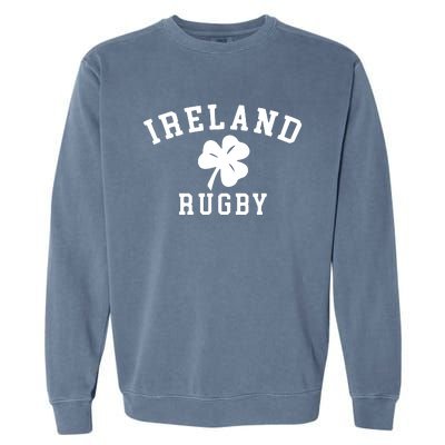 IRELAND RUGBY Shirts Irish Shamrock Rugby Garment-Dyed Sweatshirt