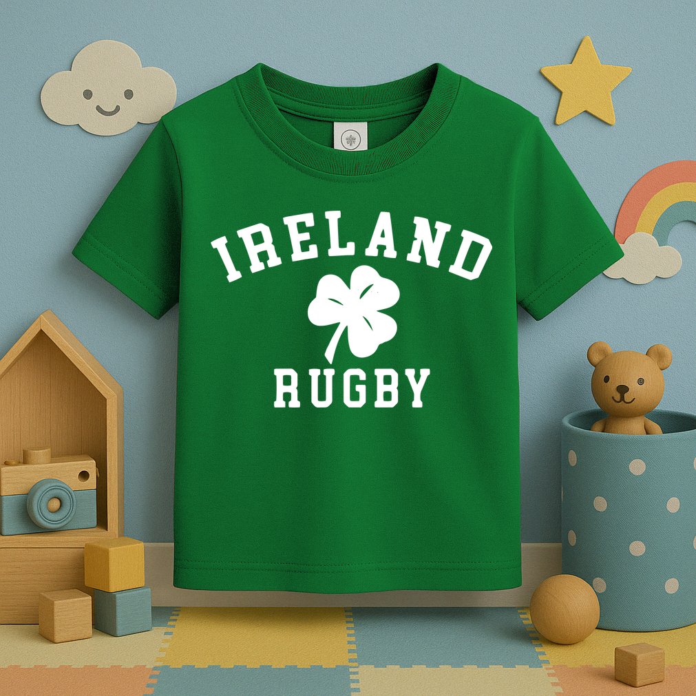 IRELAND RUGBY Shirts Irish Shamrock Rugby Toddler T-Shirt