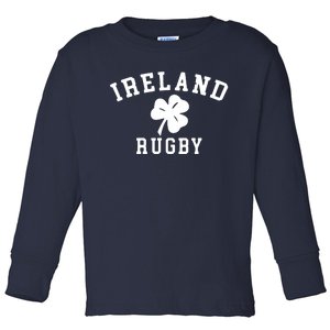 IRELAND RUGBY Shirts Irish Shamrock Rugby Toddler Long Sleeve Shirt