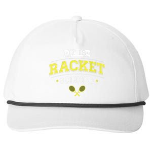 Its Racket Science Funny Tennis Lover Coach Snapback Five-Panel Rope Hat