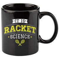 Its Racket Science Funny Tennis Lover Coach 11oz C Handle Ceramic Mug