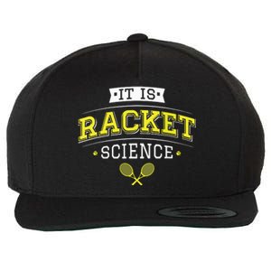 Its Racket Science Funny Tennis Lover Coach Wool Snapback Cap