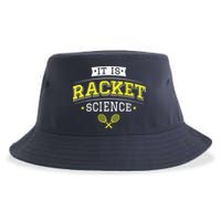Its Racket Science Funny Tennis Lover Coach Sustainable Bucket Hat
