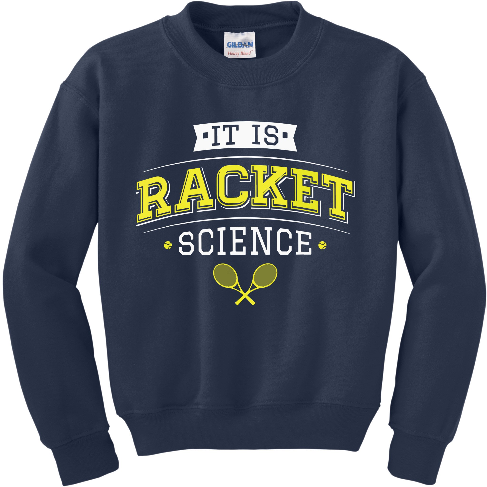 Its Racket Science Funny Tennis Lover Coach Kids Sweatshirt