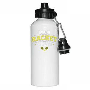 Its Racket Science Funny Tennis Lover Coach Aluminum Water Bottle