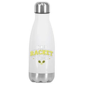 Its Racket Science Funny Tennis Lover Coach Stainless Steel Insulated Water Bottle