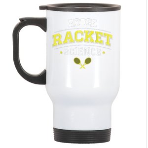 Its Racket Science Funny Tennis Lover Coach Stainless Steel Travel Mug