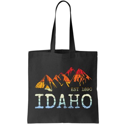 Idaho Retro Sunset Vintage Mountain Home Est 1890 Hiking Bag