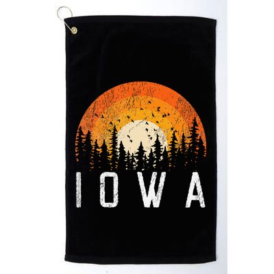 Iowa Retro Style Vintage 70s 80s 90s Golf Towel