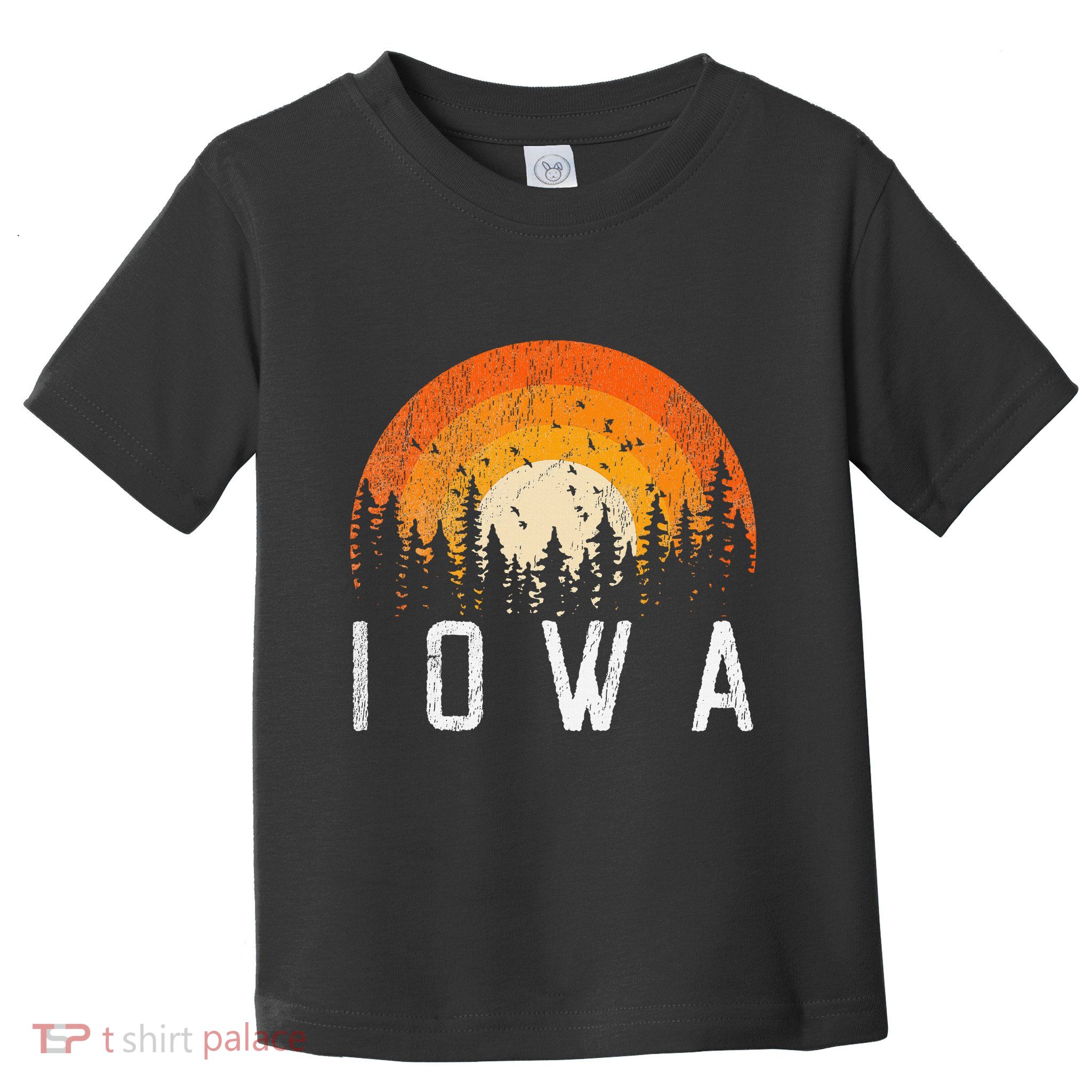 Iowa Retro Style Vintage 70s 80s 90s Toddler T-Shirt