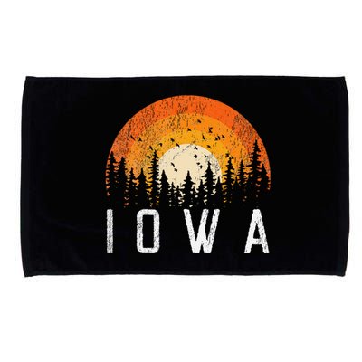 Iowa Retro Style Vintage 70s 80s 90s Microfiber Hand Towel