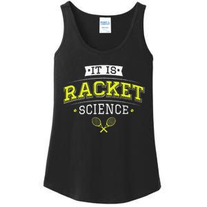 Its Racket Science Funny Tennis Lover & Coach Ladies Essential Tank