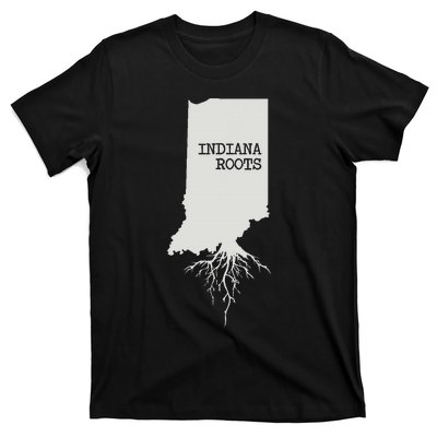 Indiana Roots State Map Gift Indiana T-Shirt